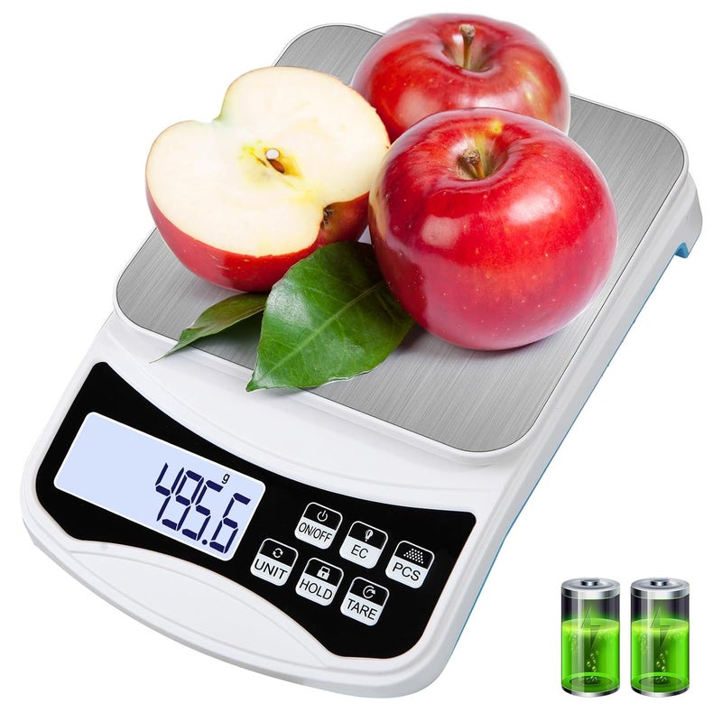 PAKRYS Digital Lab Scale 5000g x 0.1g LCD Display Analytical Balance Jewelry Scale Precision Electronic Scale Scientific Scale 0.1g Accuracy for Laboratory, Kitchen, and Food Measurement (5000g x 0.1g) - Image 1